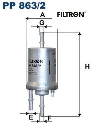 FILTRON PP836/2 Kraftstofffilter Kraftstoffilter 