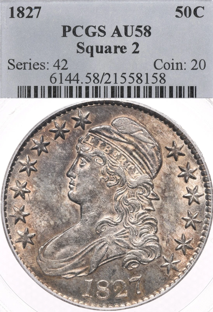 Grade AU 58 US Early Half Dollar Coins (1794-1839) for sale | eBay