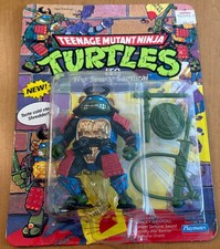 Teenage Mutant Ninja Turtles Leo The Sewer Samurai Unpunched Card 1990