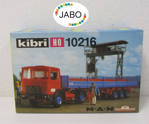 (RH/13) Kibri H0 10216 MAN semirremolque NUEVO/EMBALAJE ORIGINAL | Zustand: Neu