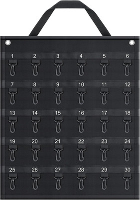 Oudain Rollable Key Case 30 Keys Roll up Key Case Organizer for Professionals Fl