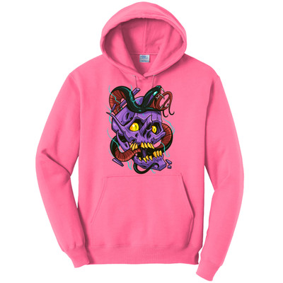 NEW Art Society TATTOO FLASH VOL. 1 NEON PINK Hoodie SMALL-4XLARGE MADE IN USA