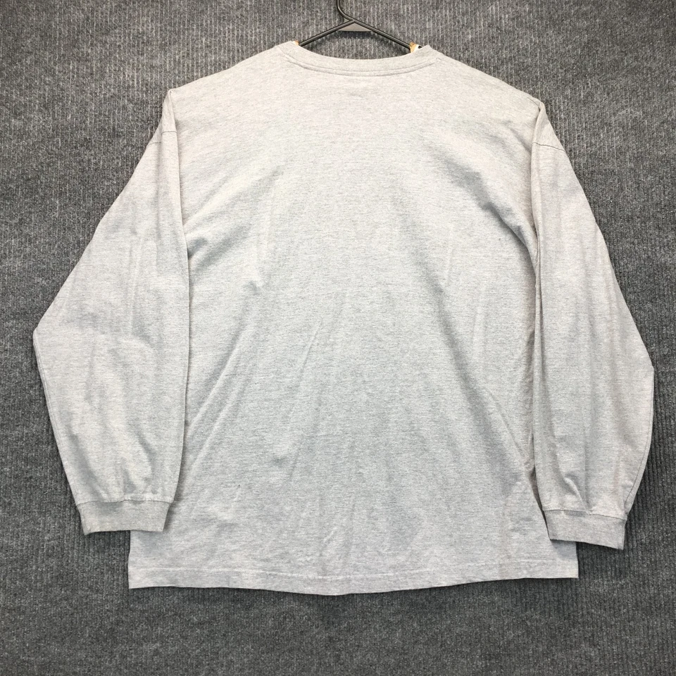 Camisa Starter Penn State Hombres 2XL Gris Manga Larga Pullover Centro Deletrear Logo Foto 2 de 4