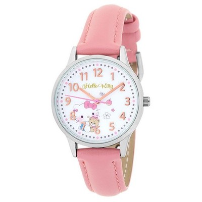 Sanrio J-AXIS Damenarmbanduhr Hello Kitty Quarz CR2C0005-KT Pink Rund