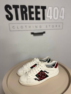 GUCCI Ace パンチングロゴ スニーカー ホワイト s-l400.jpg