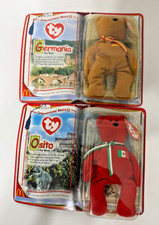 Pair of McDonalds Ty International Bears II Osito Mexico Germania Germany 