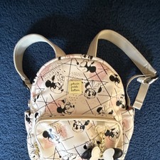 Petunia Pickle Bottom Disney Baby Minnie Mouse Mini Backpack Pink Canvas
