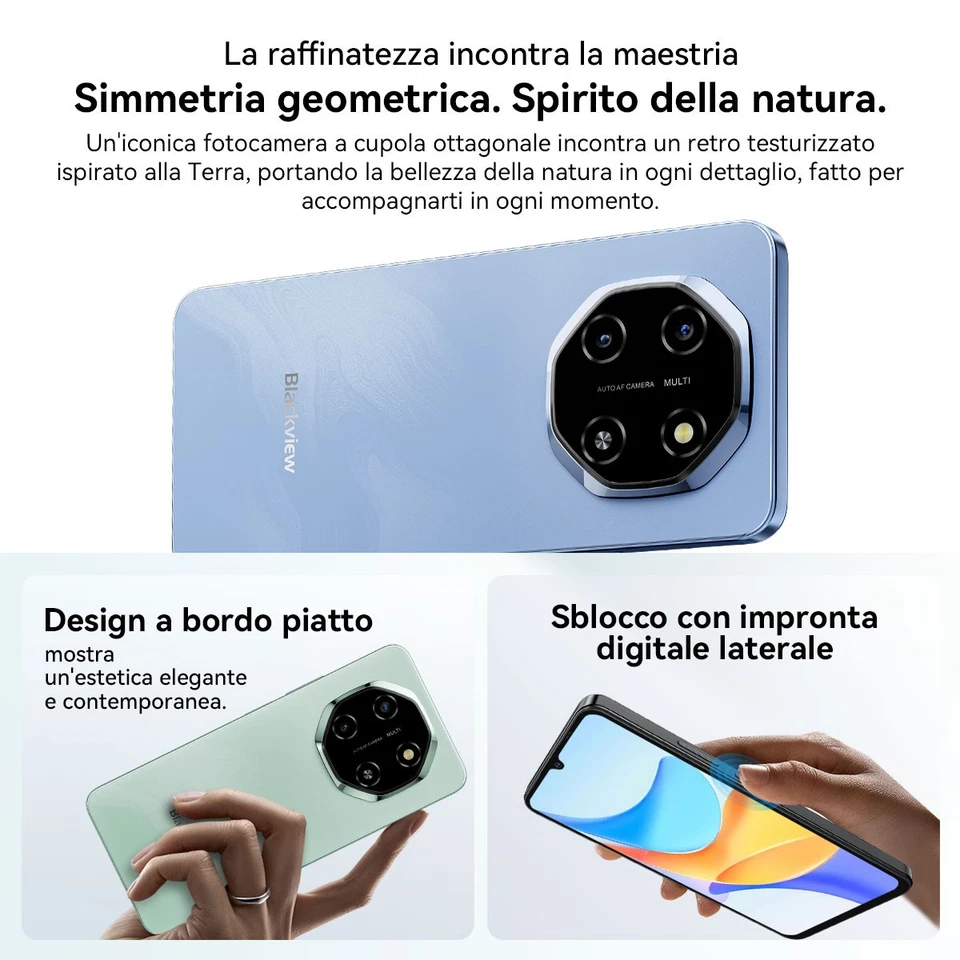 Blackview SHARK 6 5G AI Smartphone 12GB+128GB 6,8" 120Hz Android 15 Dual SIM NFC - Immagine 3 di 4