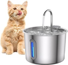2.2L Silent Pet Water Fountain - Automatic Circulating Filter Dispenser