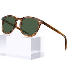 CARFIA Cool Acetate Polarized Square Mens Sunglasses Keyhole Male Shades