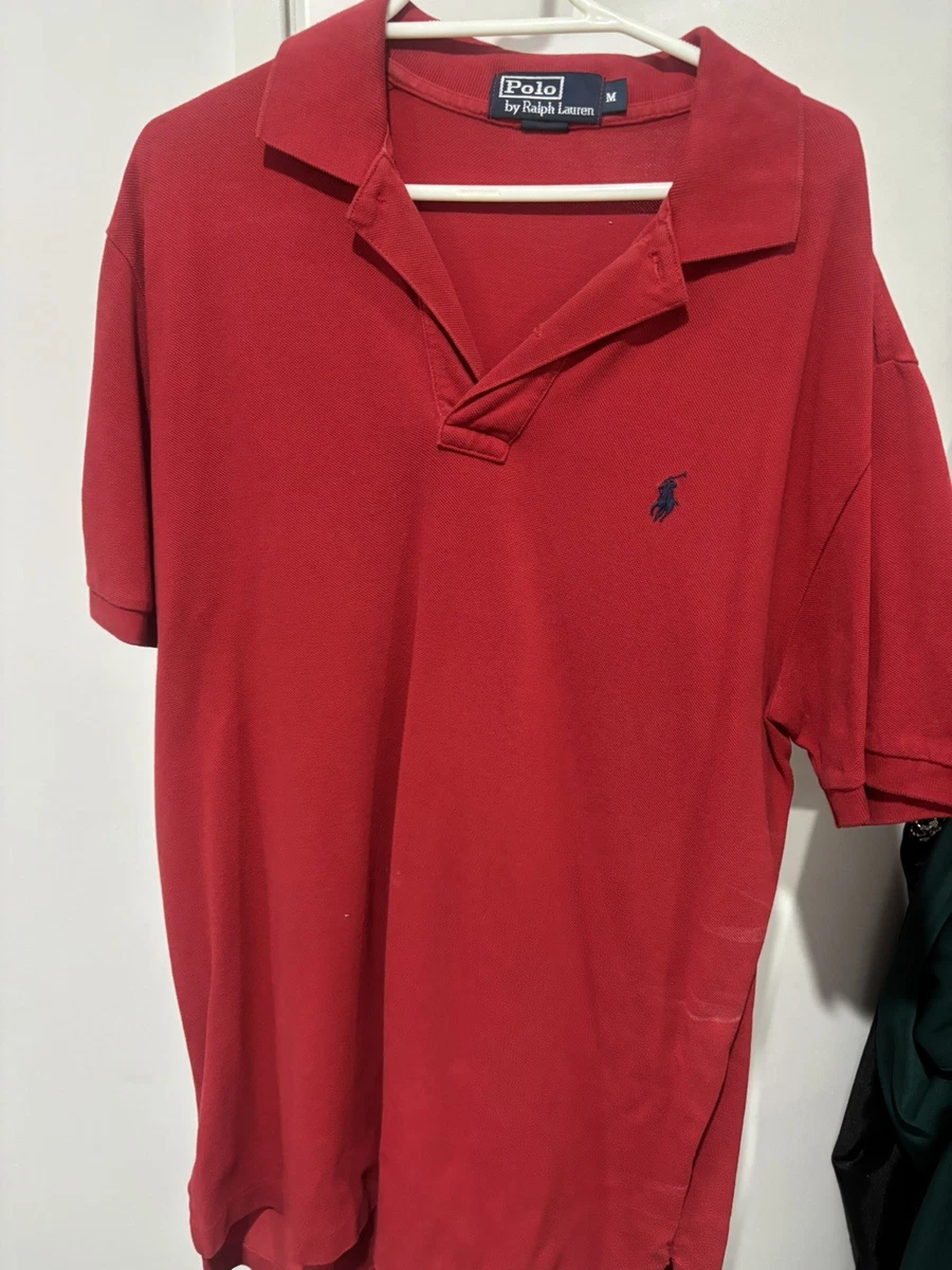 Polo Ralph Lauren Polo Shirt Mens Custom Fit Short Sleeve - Medium