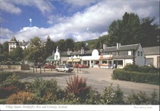 Strathpeffer Village Square Scotland Postcard 1993 Invernes Postmark