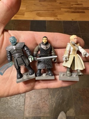 mega bloks construx Game of Thrones 3 Figure Lot