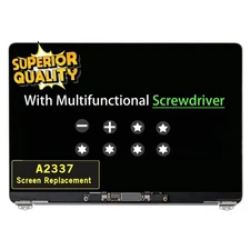 New for MacBook Air 13" A2337 M1 2020 Gray EMC 3598 LCD Screen Display Assembly