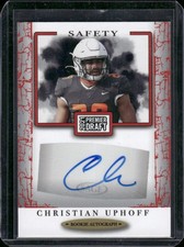 2021 SAGE Premier Draft #A189 Christian Uphoff Autographs Blue