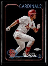 2024 Topps Chrome Sapphire Edition Black Tommy Edman 1/10 #491
