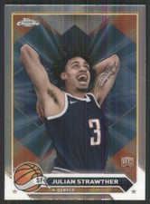 2023-24 Topps Chrome #134 Julian Strawther RC Denver Nuggets 757