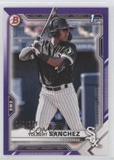 2021 Bowman Prospects Purple Border 140/250 Yolbert Sanchez #BP-40 9hx