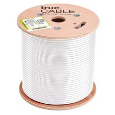 Cat5e Outdoor Ethernet Cable White 500 ft  Shielded
