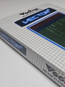Vector 21 Vectrex Complete Game with Custom Box and Overlay