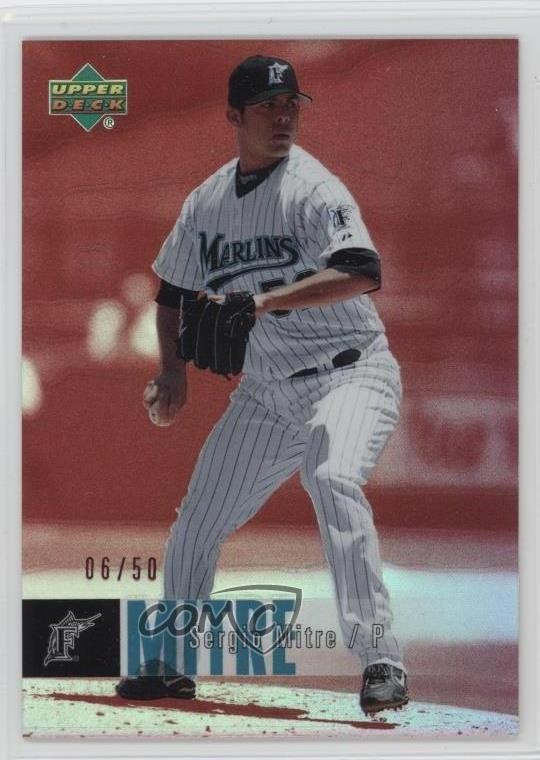 2006 Upper Deck Special F/X Red 6/50 Sergio Mitre #625 y0i