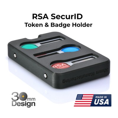 Triple RSA SecurID Token & Badge Holder