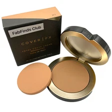 Cover FX Total Cover Cream Foundation M1 /Medium Light Neutral w Sponge