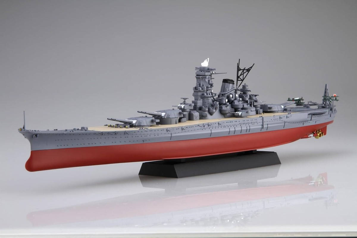 YAMATO No.2 戦前製？ビンテージ 総単板 FUJIMI 1/700 No.14 EX-201 IJN BATTLESHIP YAMATO 1941 Kit w/Etching