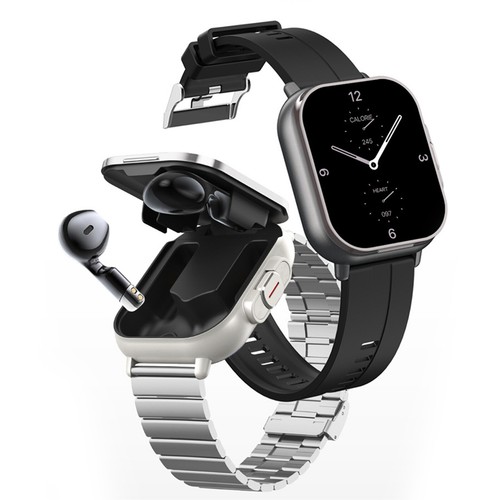 Smartwatch Damen Herren Fitnessuhr Armbanduhr mit Kabellose Bluetooth Kopfhörer - Zdjęcie 18 z 28