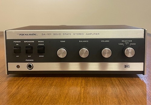 Vintage REALISTIC SA-101 Stereo Verstärker + Minimus 0,5 Lautsprecher - Bild 3 von 7