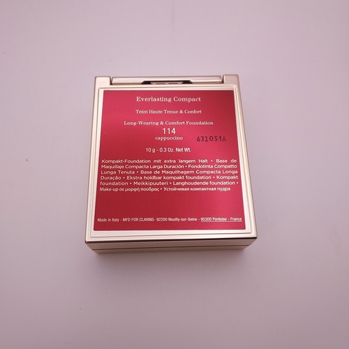 Clarins Everlasting Compact Foundation .3oz 114 CAPPUCCINO - Picture 4 of 5