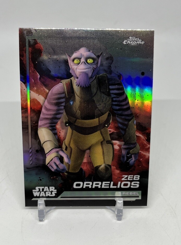 2024 Topps Chrome Star Wars Zeb Orrelios #126 Refractor