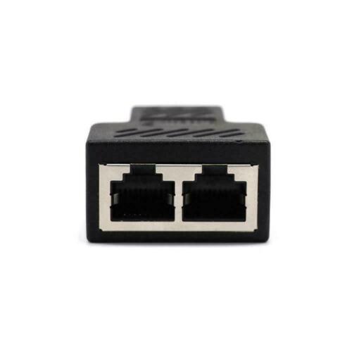 RJ45 Ethernet LAN Network Y Splitter Double Adapter Cable Connector for CAT5/6/7 - Picture 4 of 6