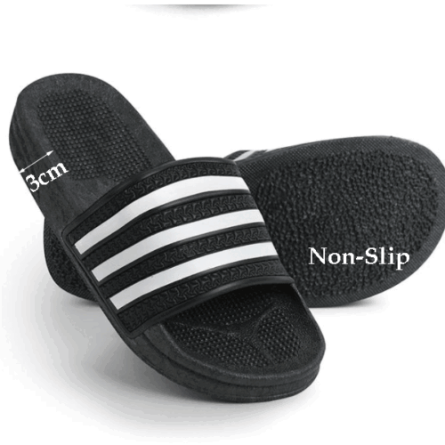 Home Outdoor Indoor Beach Wide Slipper Women Men Child Three Line Made in Korea - Picture 4 of 6