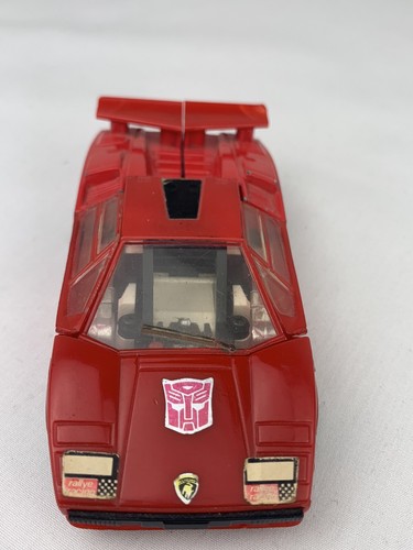 Vintage 1980 - 1982 Transformers G1 SIDESWIPE LAMBORGHINI Autobot Hasbro Takara - Picture 2 of 10