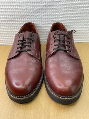 H.S. Trask Shoes Mens Size 12 W Brown Leather Oxford Lace Up Authentic Bison USA H.S. Trask Shoes Mens Size 12 W Brown Leather Oxford Lace Up  main image 4