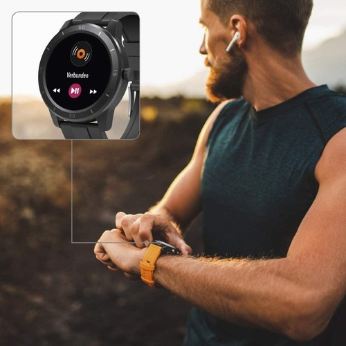 Hama Smartwatch 6900 GPS Bluetooth IP68 1,3" Fitness-Tracker Sport-Uhr Puls-Uhr - Photo 6/10