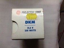 DKM PROJECTION LAMP BULB MOVIE SLIDE FILM STRIP PROJECTOR 21.5 VOLT 250 WATT