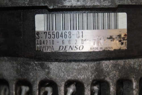 Lichtmaschine Generator Lima 170A / 7550468 N43B20 BMW 1er 3er - Bild 4 von 5