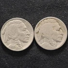 Lot of 2 Buffalo Nickels: 1935 P, 1935 D (US834)