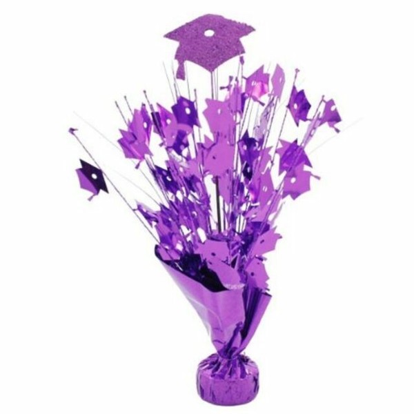 2 Metallic blue hats Graduation Balloon Weights 15" tall centerpiece decoration 2 Metallic blue hats Graduation Balloon Weights 15" tall centerpiece decoration