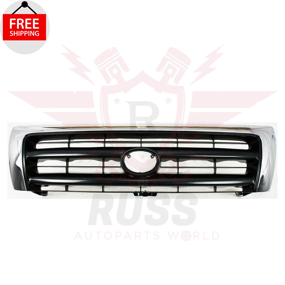 New Front Grille Chrome & Black For 1997-2000 Toyota Tacoma Pre
