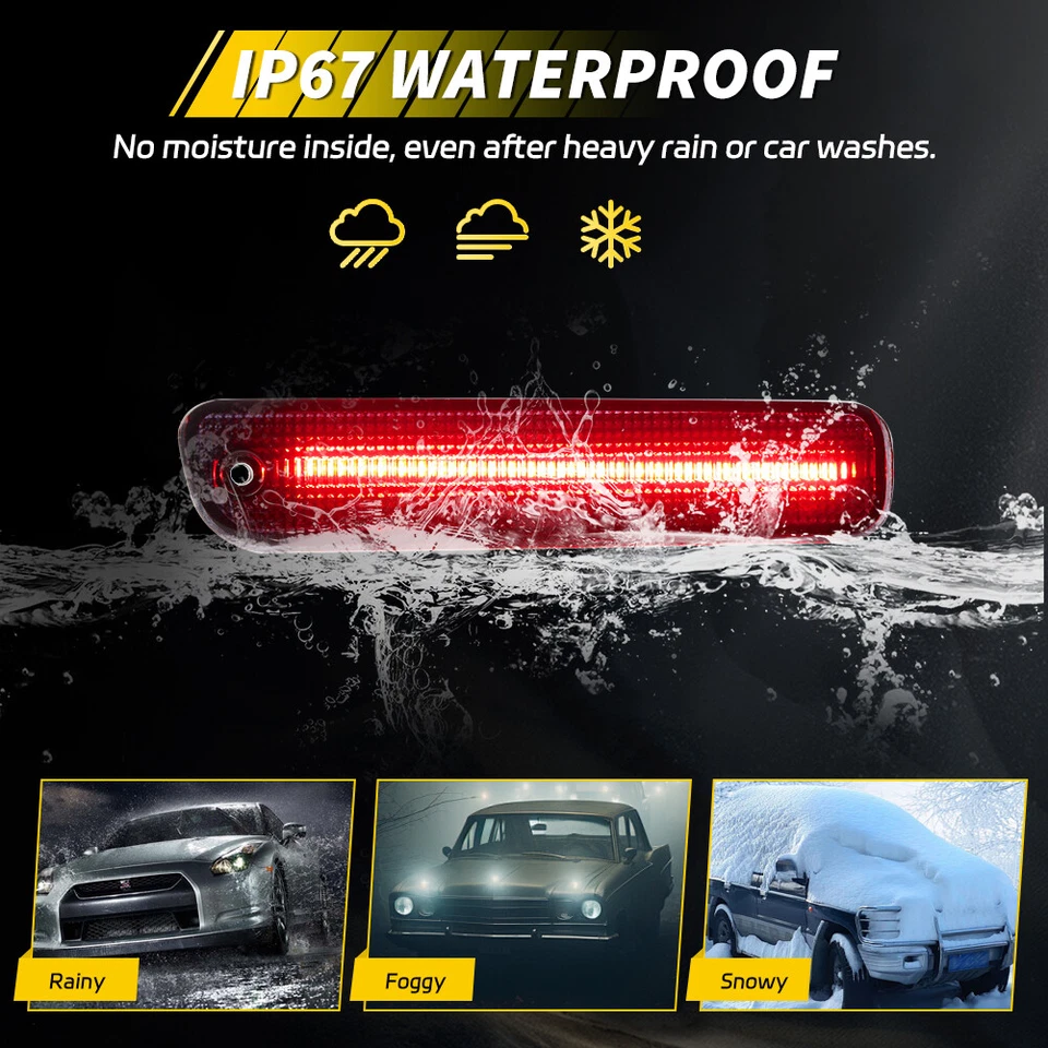 2X Smoked Red LED Rear Side Marker Lights For 94-97 Honda Accord & 92-96 Prelude - Image 4 of 4