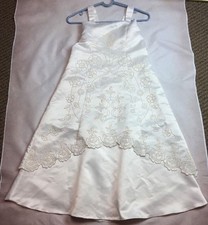 Beaded Flower Girl Bridesmaid or Communion Formal Dress Size 10 by Kid Love