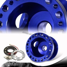 Blue Aluminum 6-hole Steering Wheel Hub Adapter Kit For Toyotacorollacelica Blue Aluminum 6-hole Steering Wheel Hub Adapter Kit For Toyotacorollacelica