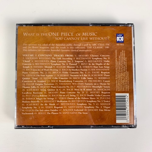 The Classic 100 Vol 1 - 50 Favourite Masterpieces (4 CD set 2002 ABC Classics) - Picture 2 of 7