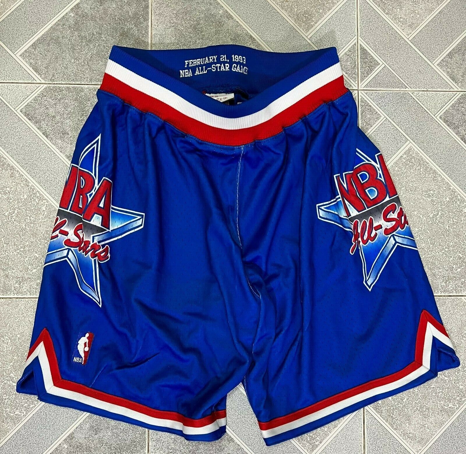 Mitchell & Ness NBA Authentic Shorts All Star East 1995-96 Blue