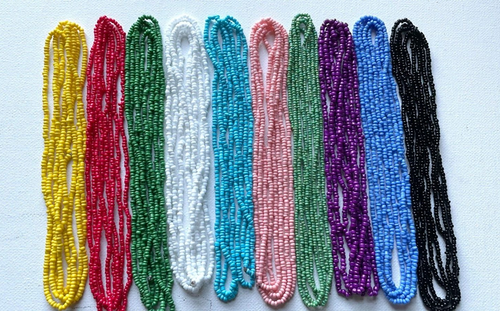 Handmade Glass Seed Bead Necklaces Extra Long ,No Clasp - Picture 2 of 24