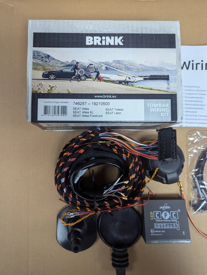 Kit de fiação elétrica Brink Towbar 13 pinos serve para Seat Altea XL Freetrack Toledo Leon - Imagem 2 de 4