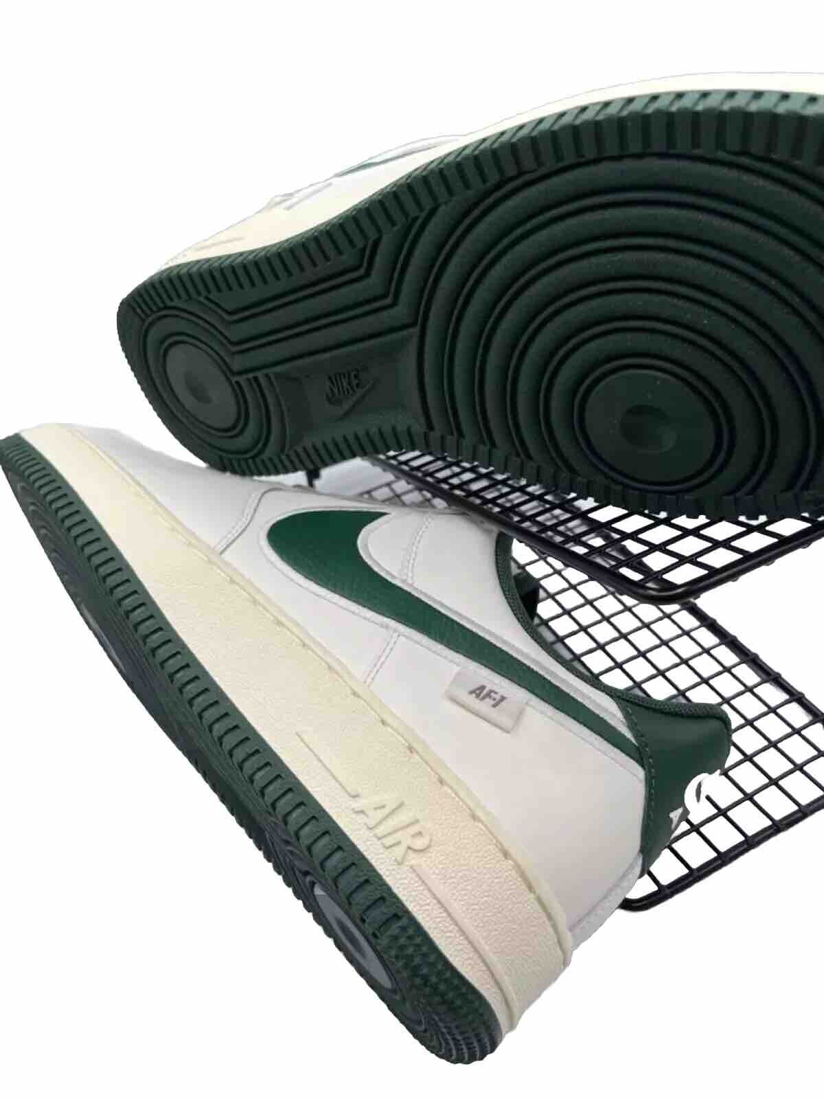 Nike Air Force 1 07 Turnschuhe Swoosh FV0392 100 SEGELGRÜN Größen 8, 8,5, 9, 11 UK